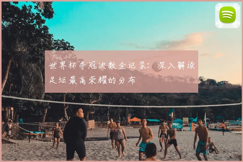 世界杯夺冠次数全记录：深入解读足坛最高荣耀的分布