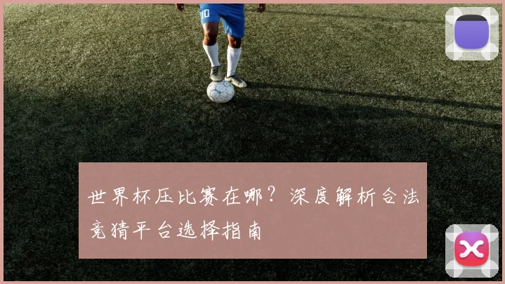世界杯压比赛在哪？深度解析合法竞猜平台选择指南
